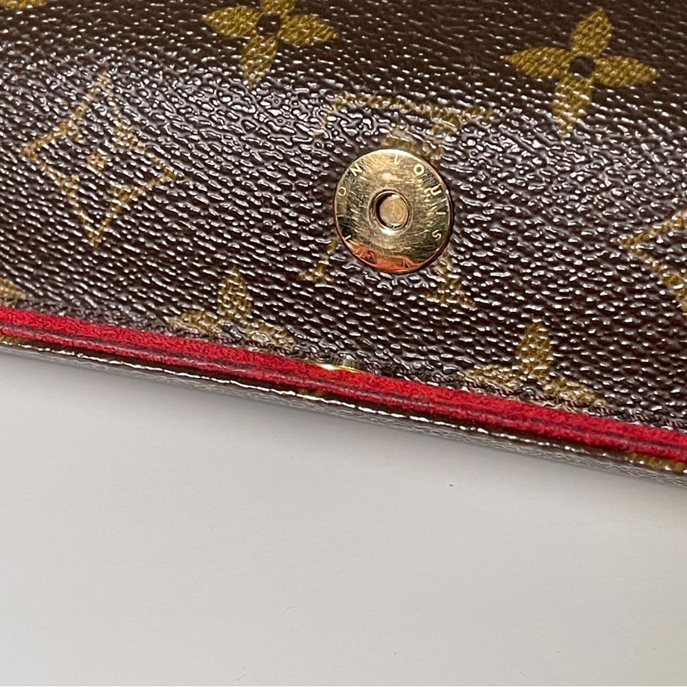 RARE Louis Vuitton Recital Monogram Pochette Shoulder Bag brown purse handbag - Picture 6 of 11